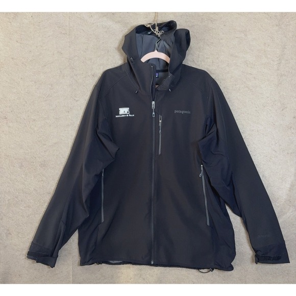 Patagonia Other - Patagonia Adze Hybrid‎ Hoody Mens XL Black Softshell Polartec Windproof SEE LOGO